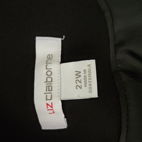 Liz Claiborne Plus Size 22W Black Blazer - Picture 6 of 7